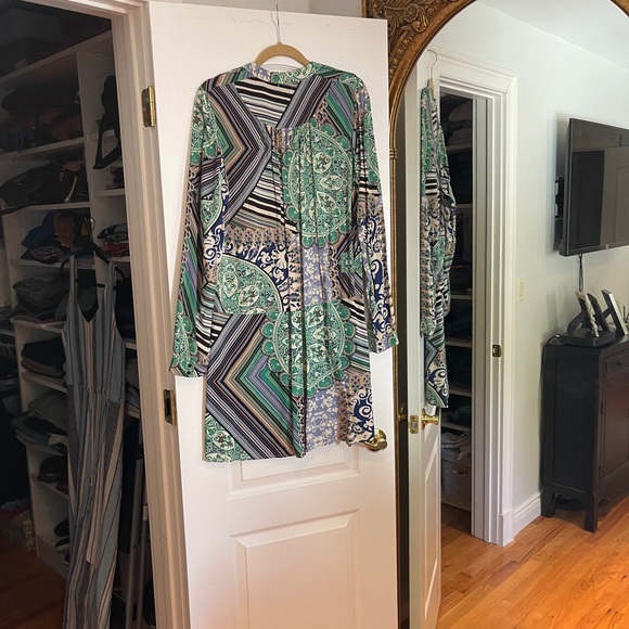 Tiny geometric print dress - Picture 4 of 4